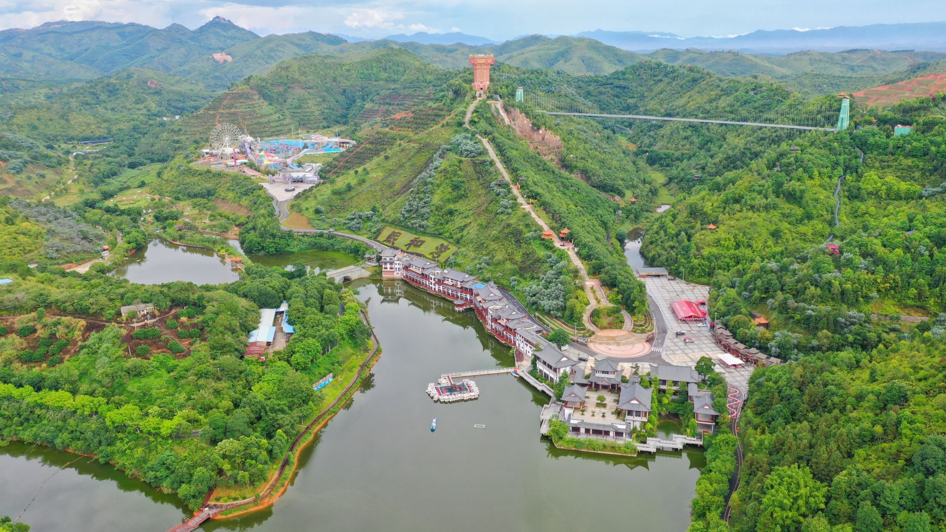 花灯迎客，白鹅展翅，雄鸡啼声…幸福永和文旅花开别样红
