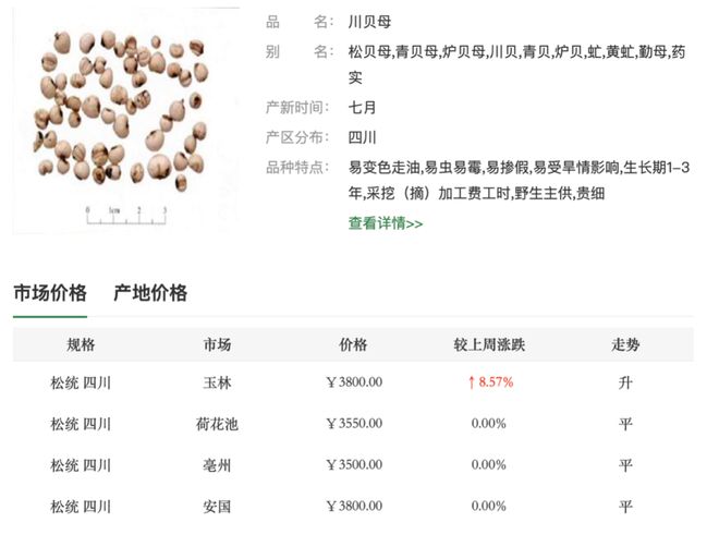 致富种植川贝效果好吗_川贝种植致富_川贝种植效益与成本