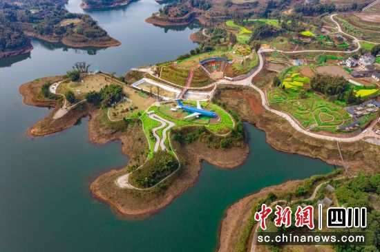 龙湖水香农康旅产业园。纳溪区文旅局供图