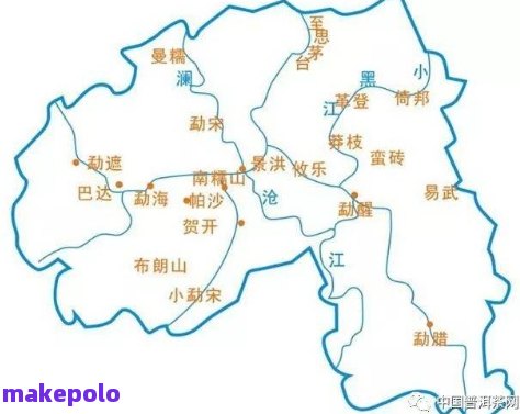 版纳普洱茶山头分布图，揭秘版纳普洱茶的山头分布：一场味觉之旅的起点