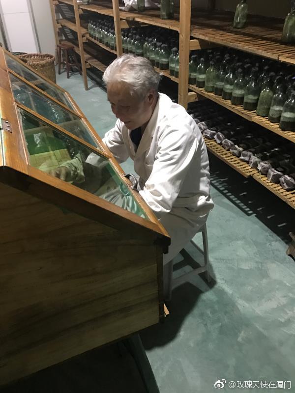 戴老在专心的研发菌母