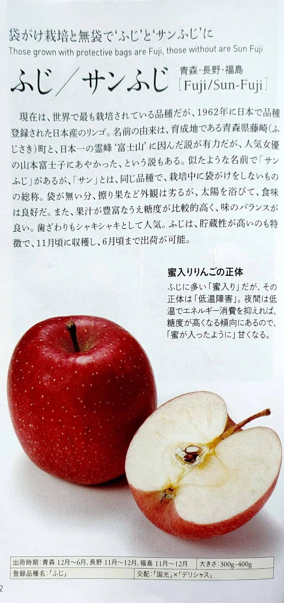 详解日本苹果的主栽品种和热门品种，应有尽有