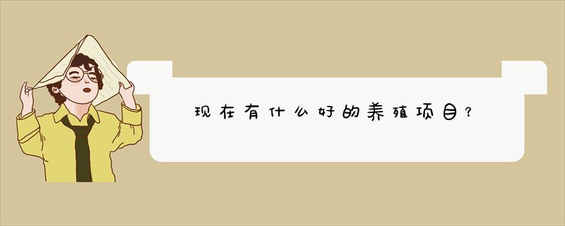 现在有什么好的养殖项目？