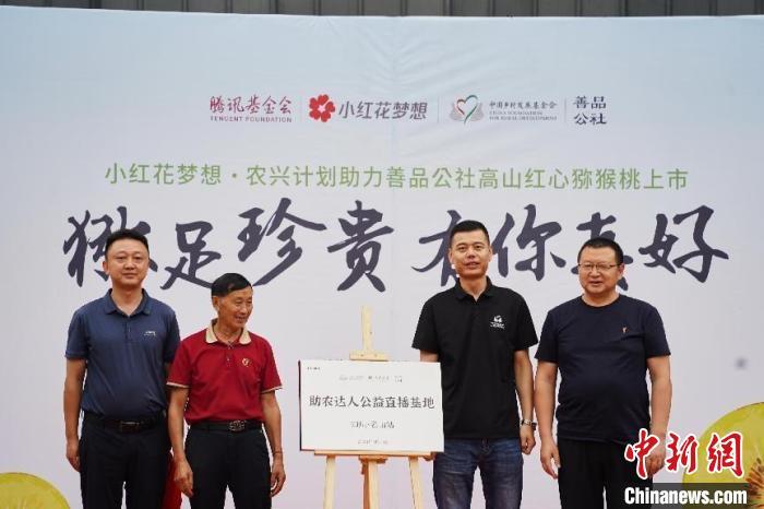 助农达人走进猕猴桃产地 公益直播助力乡村振兴