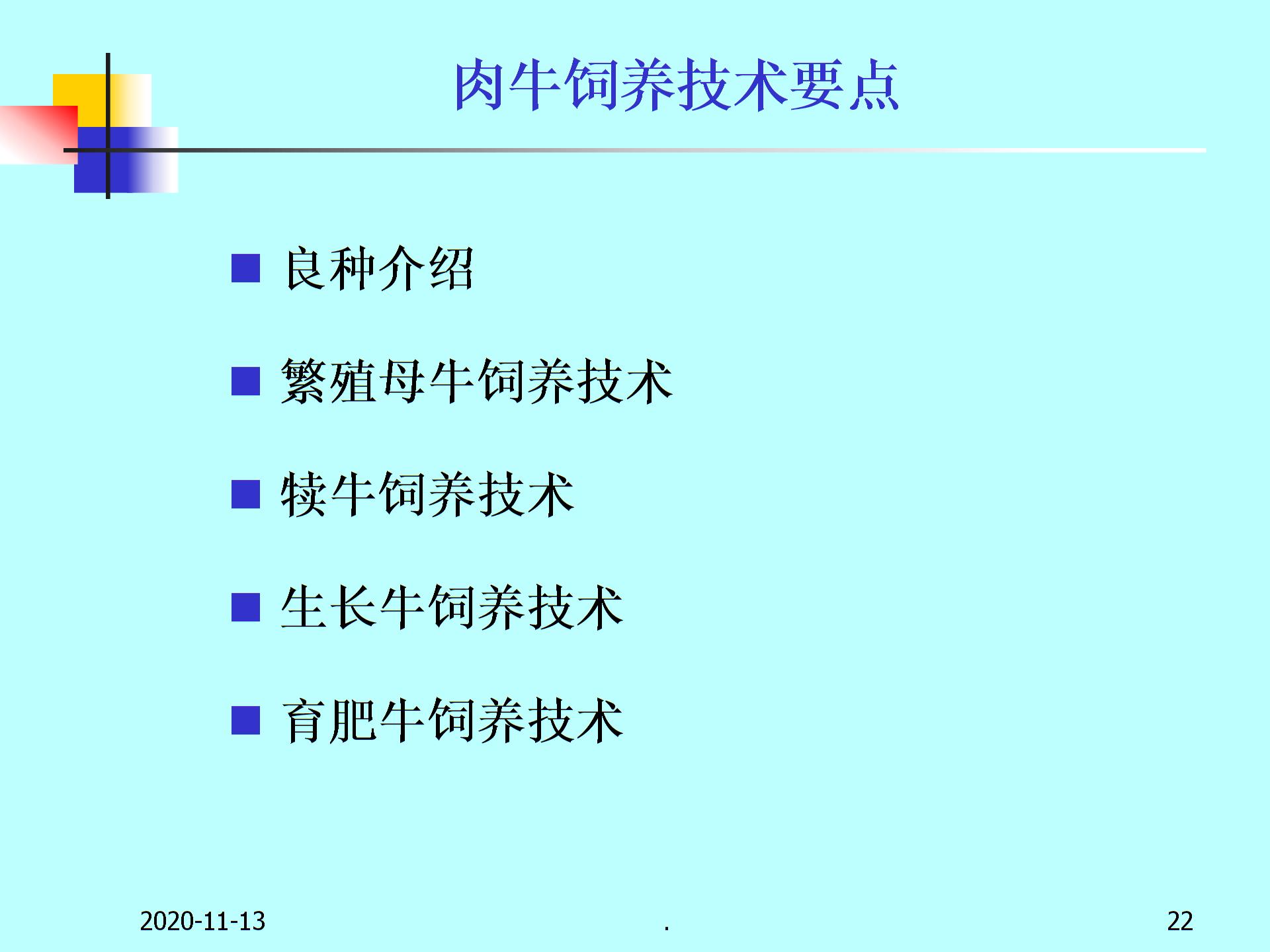 肉牛养殖技术要点介绍ppt课件1