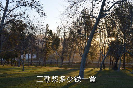 三勒浆多少钱一盒