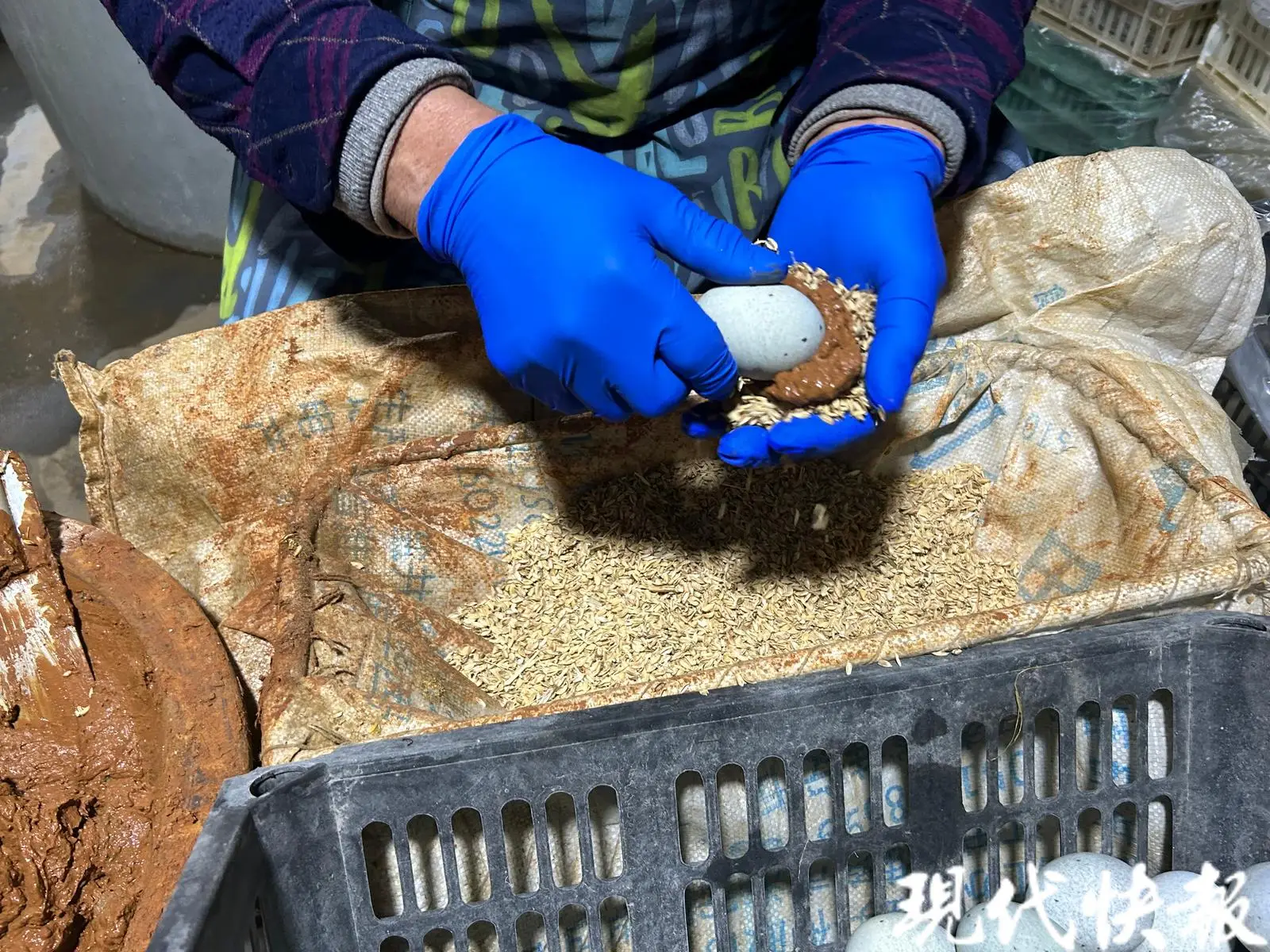 皮蛋怎么做出松花_怎样制作皮蛋松花蛋视频_致富经松花皮蛋制作